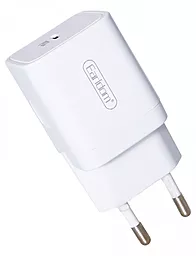 Сетевое зарядное устройство с быстрой зарядкой Earldom ES-EU3 20w PD USB-C home charger white - миниатюра 3