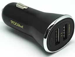 Автомобильное зарядное устройство Remax Proda YUSS SERIES 2.1A 2 USB Black (PD-C01)
