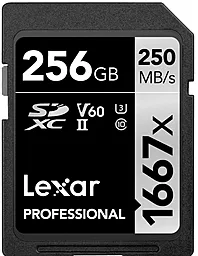 Карта памяти Lexar Professional 256GB (LSD256CB1667)
