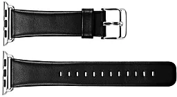 Сменный ремешок для умных часов Apple Watch Luxury Genuine Leather Series Watchband 42mm Red - миниатюра 3