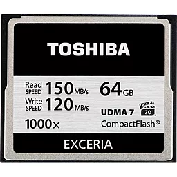 Карта памяти Toshiba Compact Flash Exceria 64GB 1000X UDMA 7 (CF-064GTGI(8)