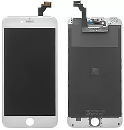 Дисплей Apple iPhone 6 Plus с тачскрином и рамкой, (IPS), White