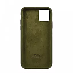 Чехол Silicone Case Full для Apple iPhone 11 Pro Max Army Green - миниатюра 2