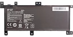 Акумулятор для ноутбука Asus C21N1509 VivoBook X556U / 7.6V 5000mAh / NB430963 PowerPlant Black