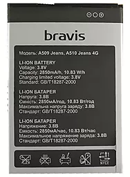 Акумулятор Bravis Jeans A510 Dual Sim (2850 mAh) 12 міс. гарантії