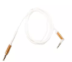 Аудио кабель EasyLife A004 AUX mini Jack 3.5mm M/M Cable 1 м white