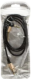 Аудио кабель EasyLife SP-255 AUX mini Jack 3.5mm M/M Cable 1 м black - миниатюра 3