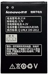 Акумулятор Lenovo A208 IdeaPhone / BL214 (1300 mAh) - мініатюра 2