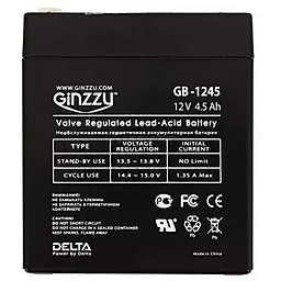 Акумуляторна батарея Ginzzu 12V 4.5Ah (GB-1245)