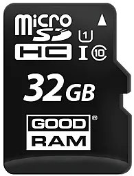 Карта пам'яті GooDRam microSDHC 32GB Class 10 UHS-I U1 (M1A0-0320R12)