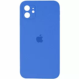 Чехол Silicone Case Full Camera для Apple IPhone 12  Royal Blue