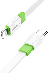 USB PD Кабель Borofone BX89 Union 20W USB Type-C - Lightning Cable Green