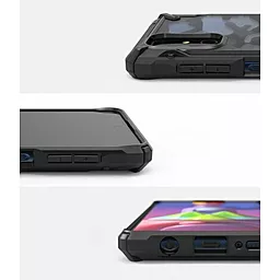 Чехол Ringke Fusion X  для Samsung Galaxy M51 Camo Black (RCS4804) - миниатюра 2