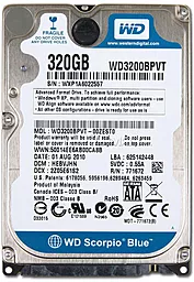 Жесткий диск для ноутбука WD Blue 320GB (WD3200BPVT_) 2.5"