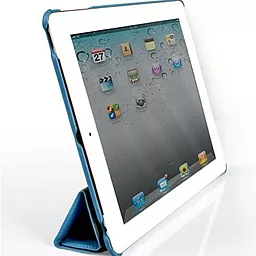 Чехол для планшета JustCase Leather Case For iPad 2/3/4 Blue (SS0008) - миниатюра 3