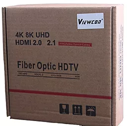 Видеокабель оптический Viewcon AOC HDMI M/M V.2.1 8К 120Гц 100м с позолочеными контактами (MYOF12-100M) - миниатюра 5