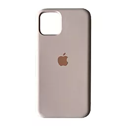 Чехол Silicone Case Full for Apple iPhone 11 Chalk Pink