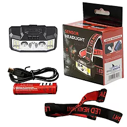 Фонарик Bailong Police 910A-XPE+12SMD(white+red) - миниатюра 4