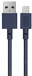 USB Кабель Native Union Belt Lightning Marine (BELT-KV-L-MAR-2) Marine