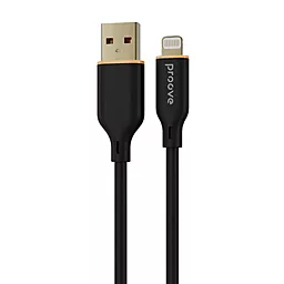 Кабель USB Proove Jelly Silicone 12w lightning cable Black (CCJS20001101)