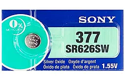 Батарейки Sony SR626SW (377) (177) 1шт - миниатюра 2