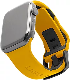 Змінний ремінець для розумного годинника Civilian Silicone Watch Strap for Apple Watch 38mm/40mm/41mm (OEM) (ARM58405) Yellow Black