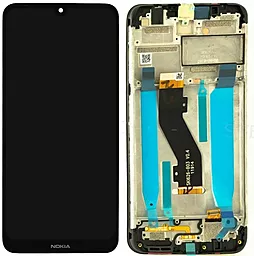 Дисплей Nokia 3.2 Dual Sim (TA-1156, TA-1159, TA-1154, TA-1161, TA-1164) + Touchscreen with frame (original) Black