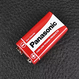 Батарейки Panasonic 6F22 Red Zinc 9V 1шт - миниатюра 2