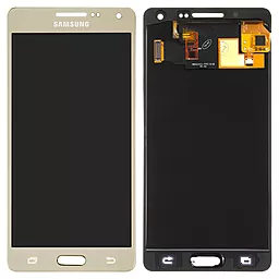 Дисплей Samsung Galaxy A5 A500 2015 с тачскрином, (TFT), Gold