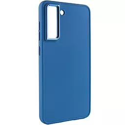 Чехол Epik TPU Bonbon Metal Style для Samsung Galaxy S24 Plus Denim Blue