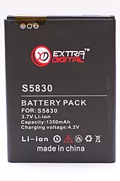 Аккумулятор Samsung S5830 Galaxy Ace / EB494358VU / BMS6321 (1350 mAh) ExtraDigital