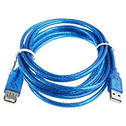 Шлейф (Кабель) EasyLife Удлинитель USB (3 м) Голубой