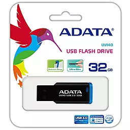Флешка ADATA 32GB UV140 Black+Blue USB 3.0 (AUV140-32G-RBE) - миниатюра 5