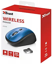 Компьютерная мышка Trust Rona Wireless Mouse Blue (22927) - миниатюра 4
