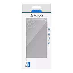 Чехол ACCLAB TPU для Apple iPhone 11 Pro Transparent - миниатюра 2