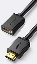 Видео удлиннитель Ugreen HD107 HDMI v1.4 4k 30hz 0.5m black (10140) - миниатюра 3