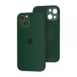 Чохол Silicone Case Full Camera для Apple iPhone 15 Plus Forest Green