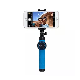 Монопод для селфі Momax Selfie Hero 100cm Blue/Black (KMS7D) - мініатюра 2
