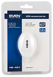 USB хаб Sven HB-401 White - миниатюра 2