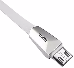 Кабель USB Hoco X4 Zinc Alloy 3-in-1 USB to Type-C/Lightning/micro USB cable gray - миниатюра 5