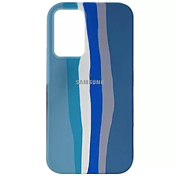Чехол Epik Silicone Cover Full Rainbow для Samsung Galaxy A72 4G, Galaxy A72 5G Голубой / Синий