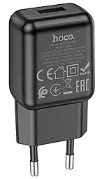 Мережевий зарядний пристрій Hoco C96A USB Port 2.1A Black