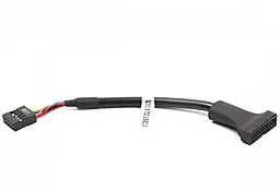Кабель (шлейф) Cablexpert USB 2.0 - USB 3.0 0.15м Black (CC-U3U2-01)