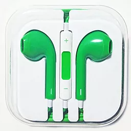 Наушники Apple для iPhone 5 Green