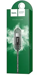 Кабель USB Hoco X14 Times Speed micro USB Cable Black - миниатюра 5