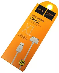 USB Кабель Hoco X1 Rapid Charging 30 Pin Dock White - мініатюра 3