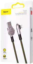 Кабель USB Baseus Exciting Mobile Game Lightning L-Shape Cable Dark Green (CALCJ-A06) - миниатюра 5