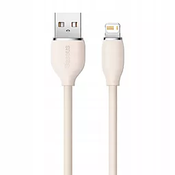 Кабель USB Baseus Jelly Liquid Silica Gel Fast Charging Data 2.4A 2M Lightning Cable  Pink (CAGD000104) - миниатюра 2