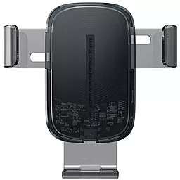 Автодержатель с беспроводной зарядкой Baseus Explore Wireless Charger Gravity Car Mount 15W Black (WXYL-K01)