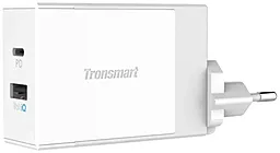 Мережевий зарядний пристрій з швидкою зарядкою Tronsmart W2DC USB Power Delivery Wall Charger White